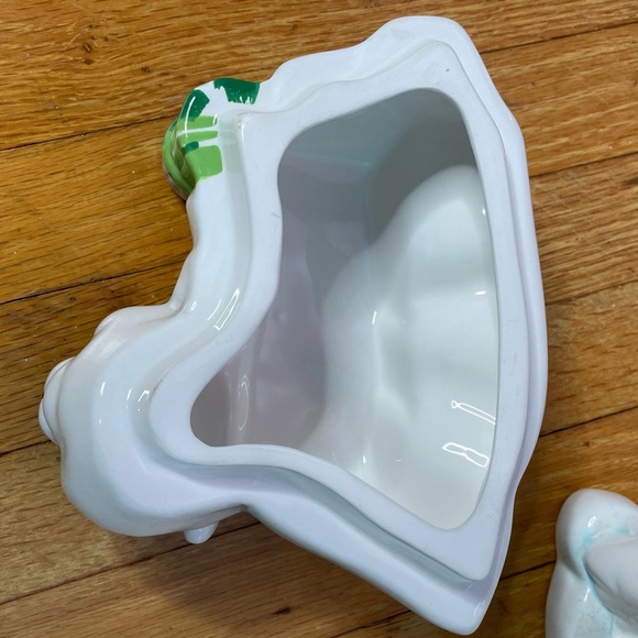 2000 COCA-COLA COKE WORK OF ART POLAR BEAR GIBSON CERAMIC COOKIE JAR - Picture 8 of 11